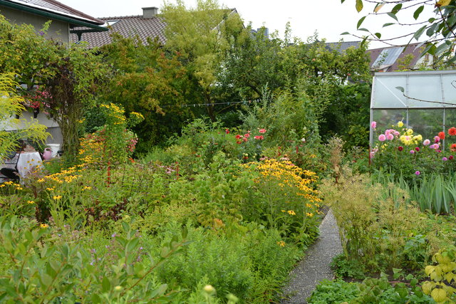 Ein wahres Blütenmeer verzaubert die Sinne, wenn man im Garten der Familie verweilt.