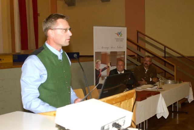 Der neue Obmann Armin Grünbart. | Foto: Turnverein Ried