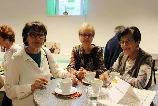 Renate Gheri, Computeria Mitglied IBK, mit Sieglinde Koller und Maria Grasmair von der Computeria Telfs, v.l.