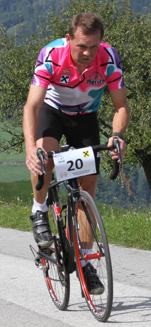 Manfred Hirtl holte sich beim Bergzeitfahren in Franzenreith den Vereinsmeistertitel. | Foto: privat