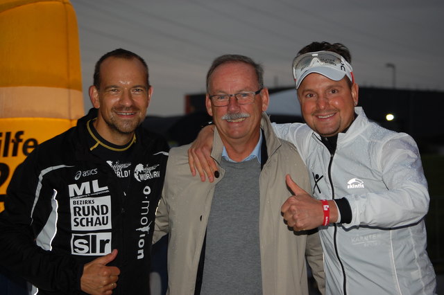 Links  Andreas Gindlhumer Mitte Bürgermeister von Steyr Gerald Hackl Rechts Dominik Pacher