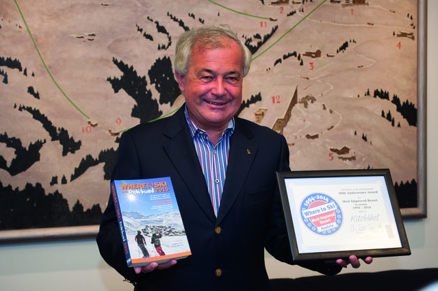 BAG-Vorstand Josef Burger freut sich über die Auszeichnung. | Foto: Foto: Bergbahn AG Kitzbühel