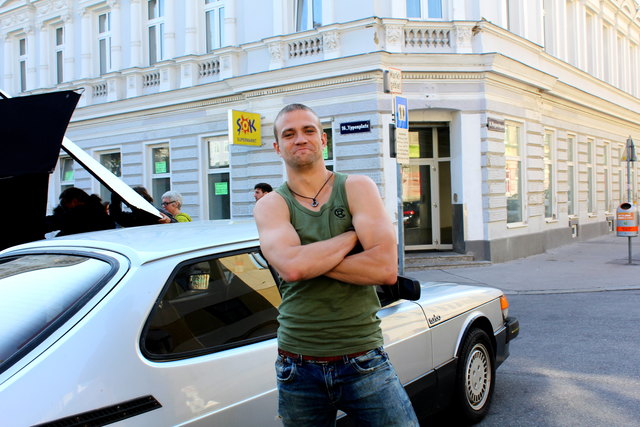 Der "Sammy" aus dem Film: Michael Steinocher spielt den harten Burschen