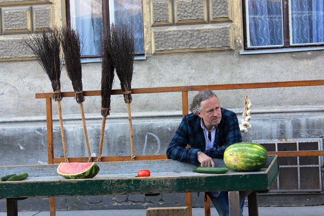 Regisseur Michi Riebl am Set