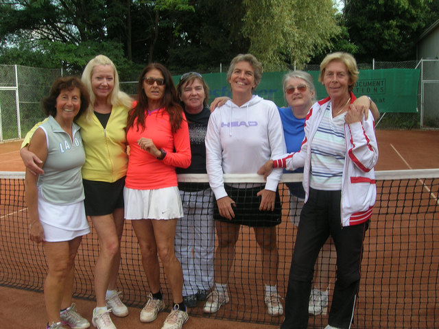 von links: Annemarie Füll, Martina Darnhofer, Margit Höfer, Helga Sternberger, Gabi Stockmann, Brigitte Fuchs, Hanne Novoszad