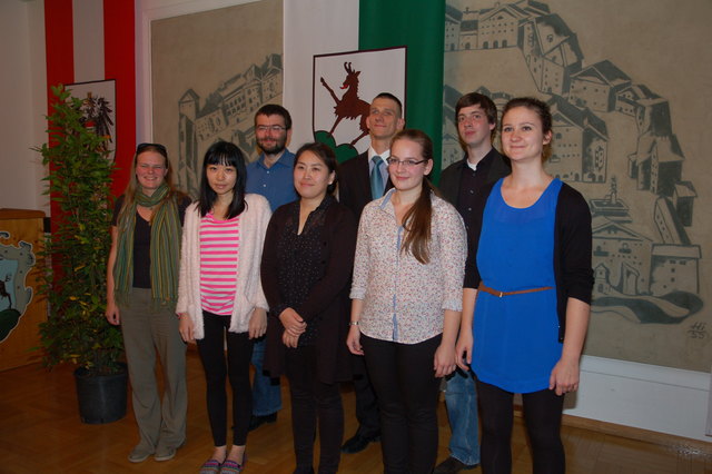 Die acht Kandidaten, die am heurigen Orgelwettbewerb teilnehmen. | Foto: Foto: Obermoser