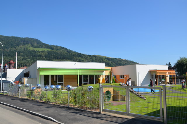 Neu eröffnet wurde der voestalpine-Werkskindergarten in Donawitz, dem ersten Teil des künftigen Sozialzentrums.