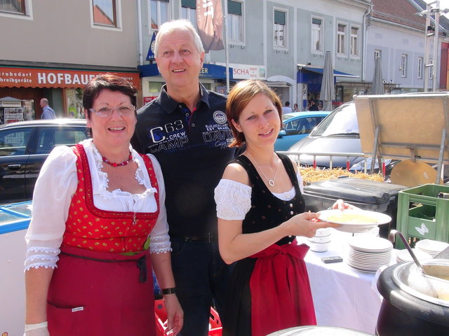 Das Hotel Restaurant Lang verwöhnte die Besucher mit Schwammsuppe und Haidensterz.