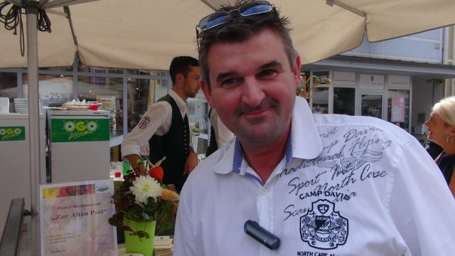 Diesmal ungewohnt nur als Gast bei "Kulinarik & Wein": Guido Hochleitner vom Parkcafé Gralla.