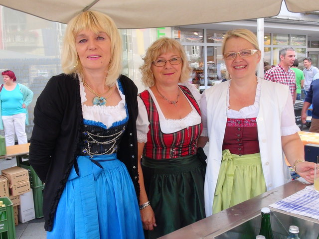 "Kulinarik & Wein" bot auch Herta Lösch-Kriegl (re.) vom CaféRestaurant Hert aus Kaindorf an der Sulm.