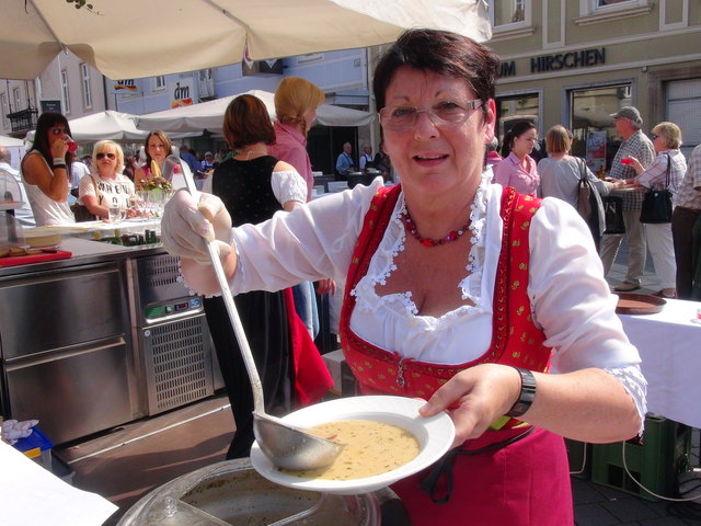 Darf es eine gute Suppe sein: Christine Ziegler vom Restaurant Lang.