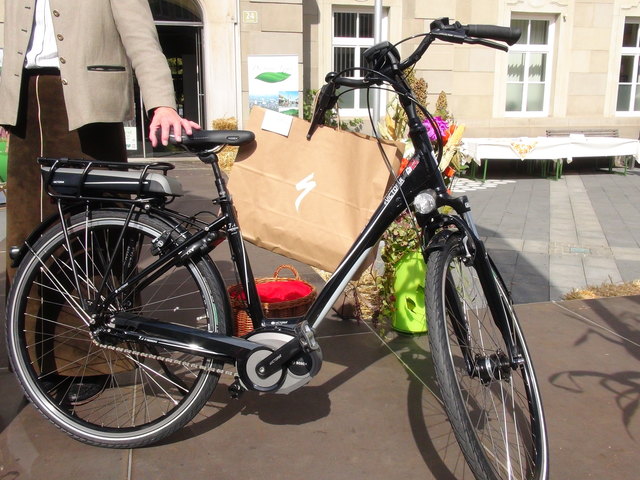 Der Preis: Ein E-Bike von Radlsport.