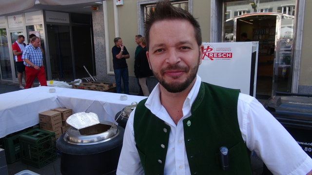 Niklas Stopper war mit dabei bei "Kulinarik & Wein".
