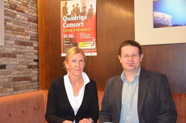 Kulturreferentin Renate Kammerlander, Jeunesse-GF Thomas Rainer.