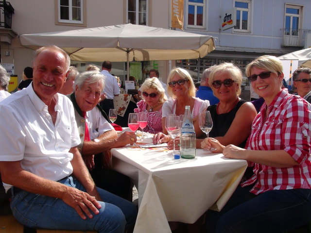 Mit dabei bei "Kulinarik & Wein" einmal mehr auch (v.l.) Gernot Patzak, KR Otto Gogl,  Marianne Patzak, Roswitha Loppitsch und Brigitte Gady.