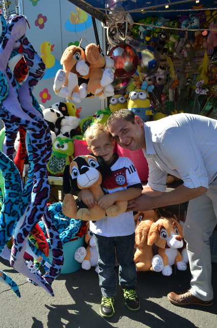 Zum Knuddeln: Kuscheltiere und Spielzeug waren bei den Kleinen besonders beliebt.