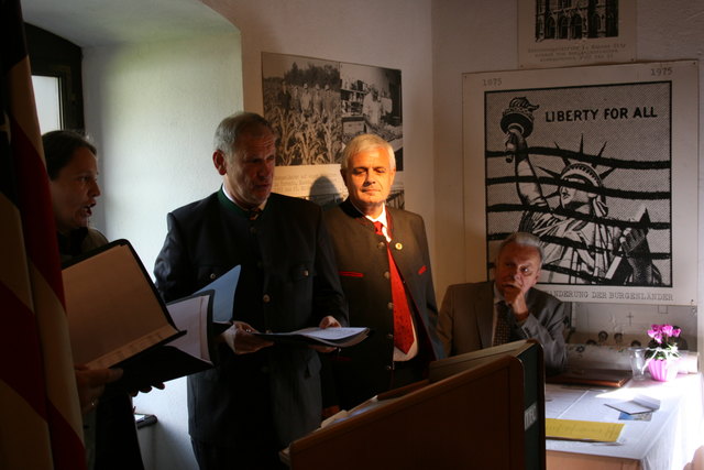 Der Chor "Cantus Felix" umrahmte den Festakt.