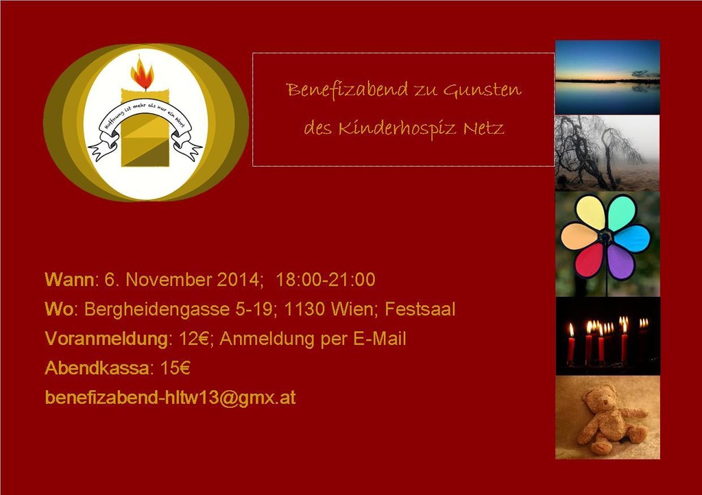 Benefizabend Zu Gunsten Des Kinderhospiz Netz Wien Hietzing