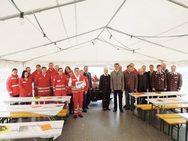 Allen Grund zum Feiern hatte die Mannschaft der Rotkreuz-Ortsstelle Gröbming. | Foto: RK Gröbming