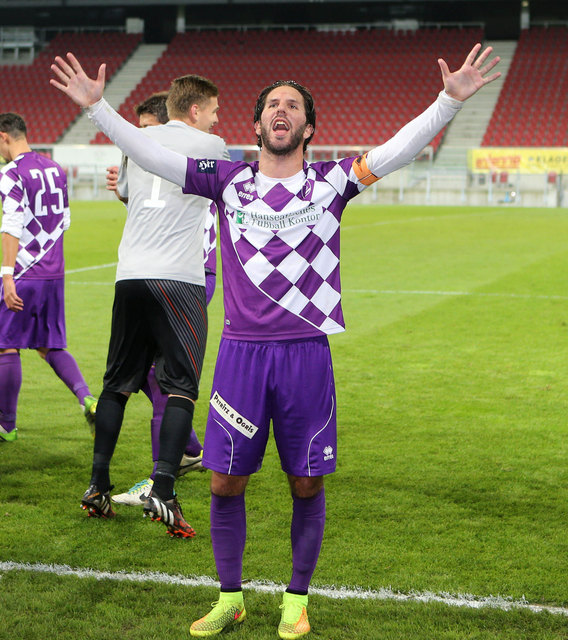 Führungsspieler & Motivator: Sandro Zakany hat bei der Austria Klagenfurt ein hohes Standing. Sonntag (16) geht's zu WAC II | Foto: Kuess