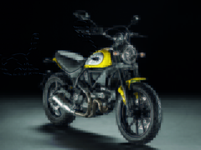 "Born in 1962" – die Inschrift auf dem Tankdeckel verbalisiert die Gewichtigkeit der Design-Historie der Scrambler.