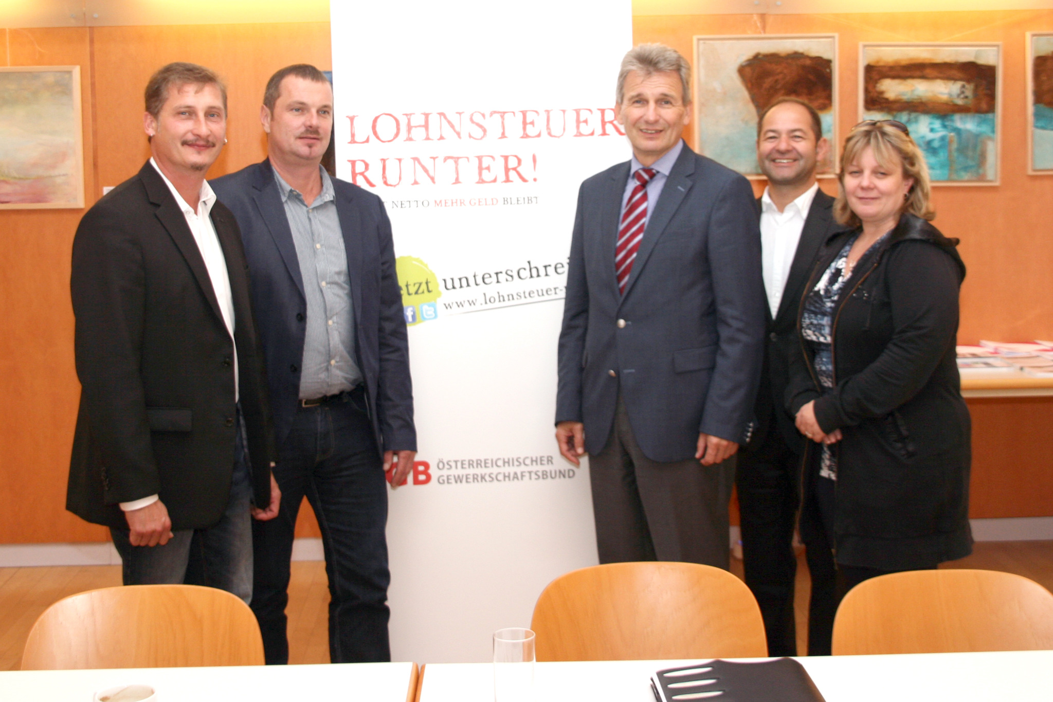 Präsident Foglar in Korneuburg Korneuburg