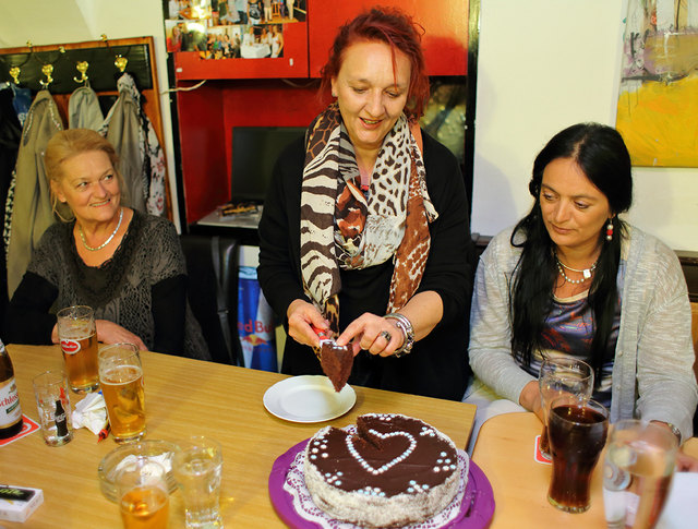 Anni Lassnig, Brigitte Sandrisser und Johanna Kaiser-Olschnegger