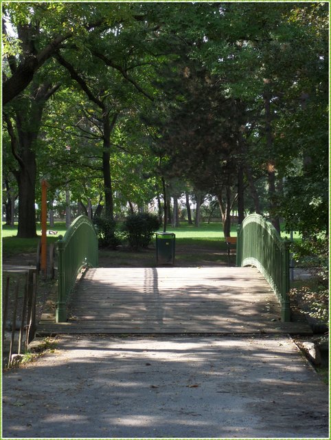 Die kleine Brücke beim Wasser...