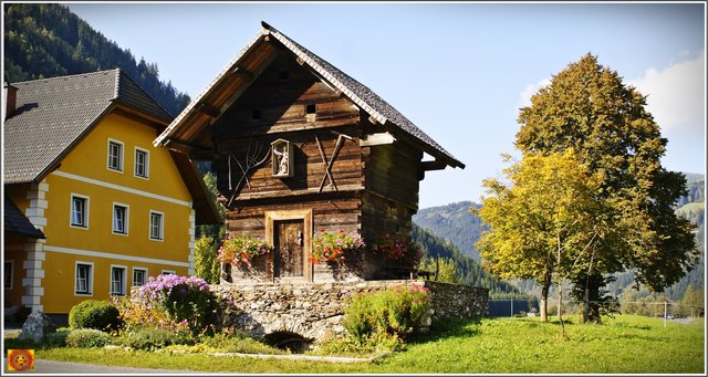 Herbst am Karlsbergerhof der Fam. Gruber in Stadl a.d. Mur
