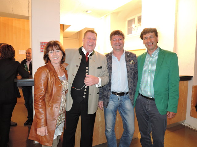 Bürgermeister Josef Jury, Amtskollege Gerhard Pirih und Peter Demschar