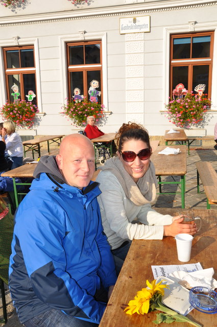 Auch mit dabei am zehnten Oktoberfest waren Werner Ullram und Marianne Bass.