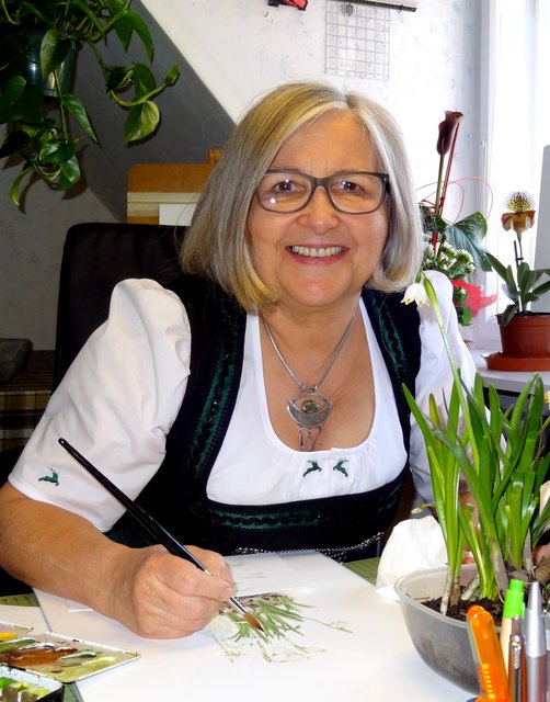 Barbara Schoberberger lädt zu den botanischen Maltagen in der Kartause Gaming.