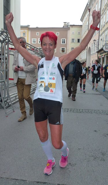 Karoline Dohr wurde auch im Halbmarathon österreichische Meisterin.