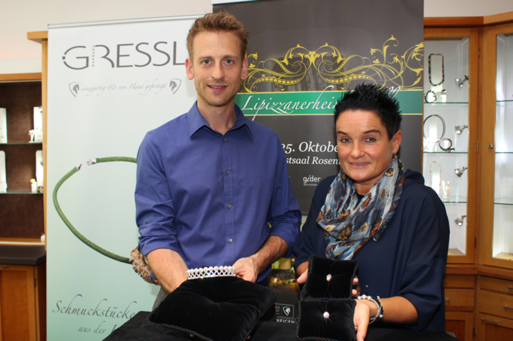 Weiße Kristalle und weiße Perlen - Voitsberg