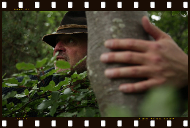 Screenshot aus dem Video zum "Fichtendickicht Blues" by Gerald Herrmann.