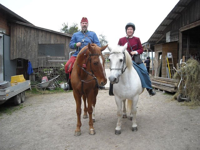 am Start der Kaiser Ferdinand Patrouille 2014