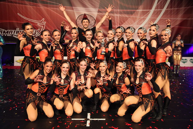 Hip Rock Girls mit Trainer Oliver Kern