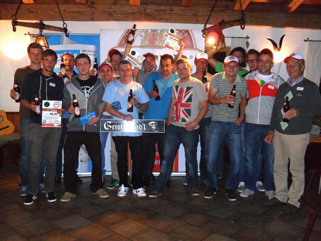 Im Gauxerstadl in Kirchberg fanden sich die Tischfußballer zum Turnier ein. | Foto: Foto: Brau Union