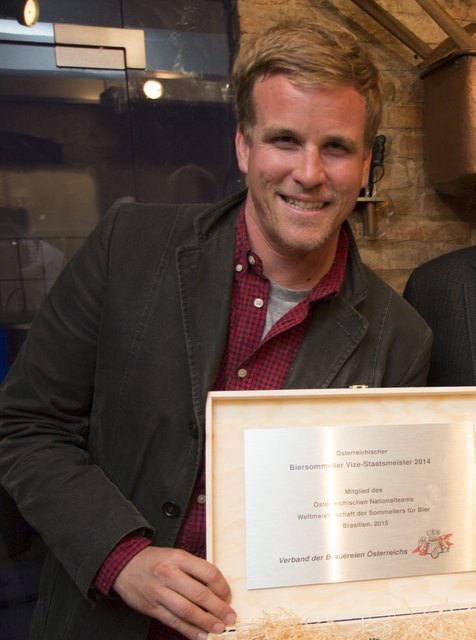 Josef. C. Sigl ist Vize-Staatsmeister der Biersommeliers | Foto: Michael Maritsch