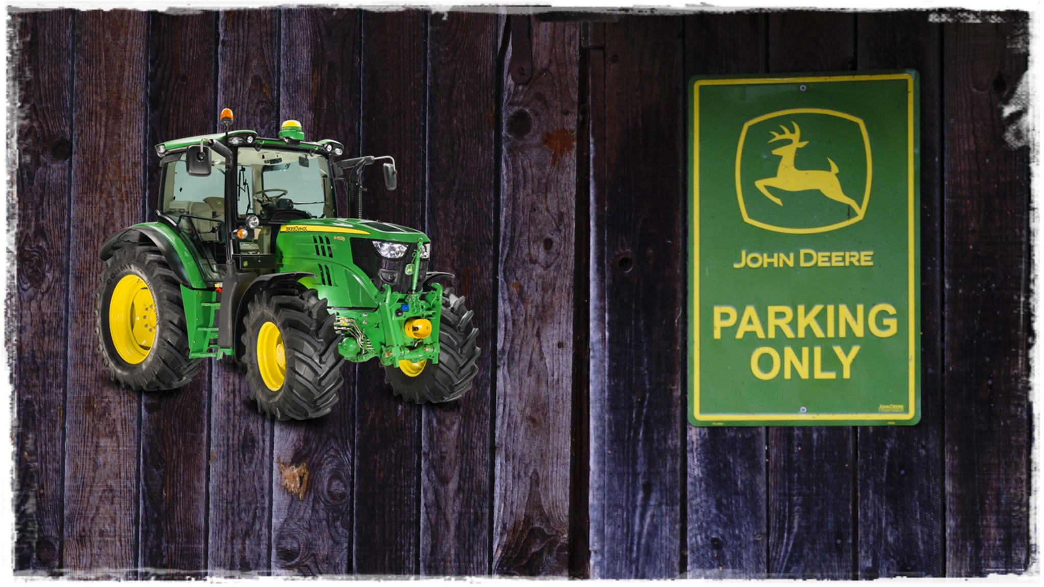 John Deere Parking Only St. Veit