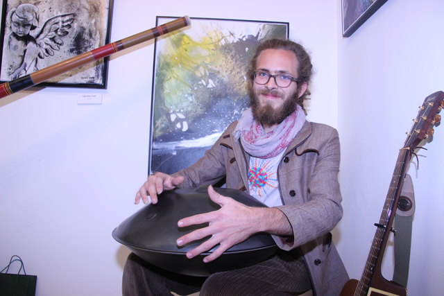 Stephan Mader sorgte für angenehme Musik im Hintergrund.