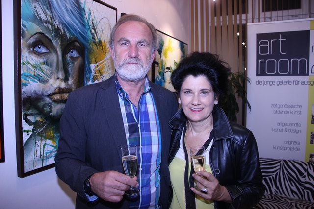 Malerkollegin Ingrid Böhme mit ihrem Mann Wolfgang.