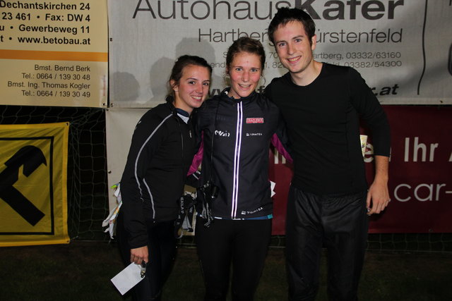 Julia Bauer, Anja Arbter und Helmut Gremmel