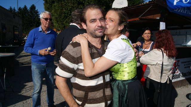 Sabrina und Andi waren für einen Spaß zu gewinnen.