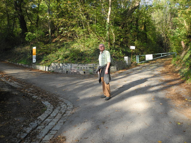 Im Gspöttgraben teilt sich der Weg aber der KO BezR M.Eischer weiß wie es weitergeht