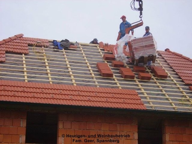 Ein Heurigenlokal entsteht