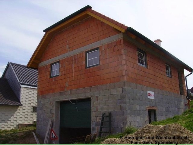 Ein Heurigenlokal entsteht