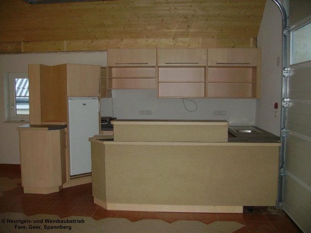 Die Küche wurde angeliefert