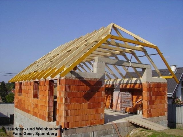 Ein Heurigenlokal entsteht