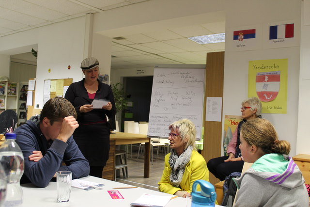 Beim Workshop entstanden vor dem Poetry Slam einige Gedichte.